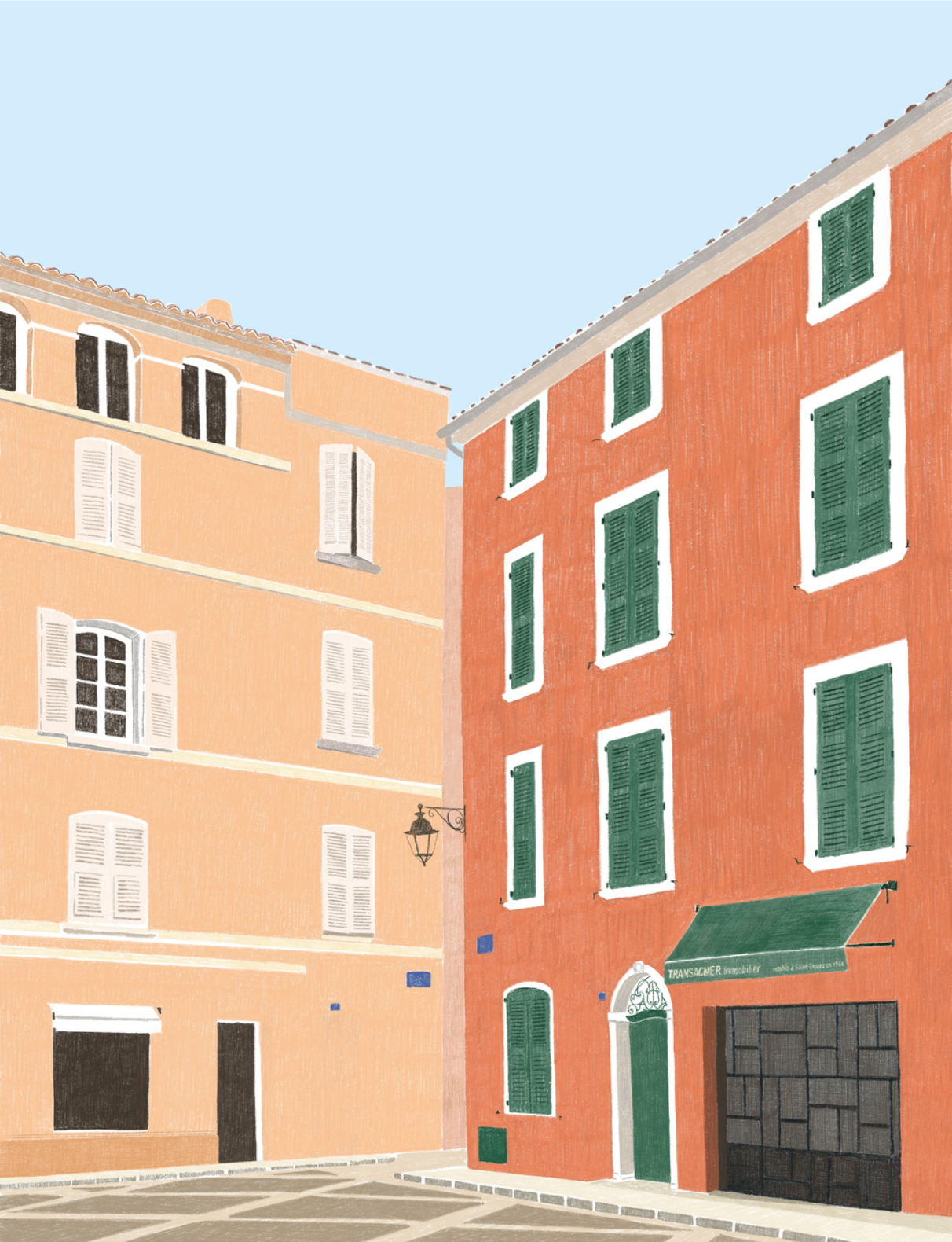 Illustration d’un immeuble Transacmer à Saint-Tropez